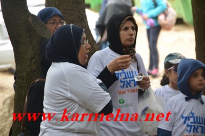 مشاركة واسعة للمُجتمع العربيّ بمسار على جبل الجرمق ضمن مُشارَكة أكثر من 20،000 مواطن بِـيوم مسار إسرائيل الأوَّل في مختلف أنحاء البلاد